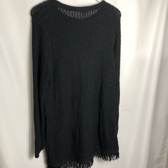 J. Jill Fringe Bottom Sweater size large 0534 - Picture 3 of 3